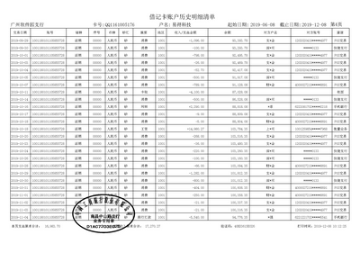 广东银行流水制作案例